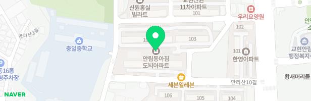 안림 신원 아침도시 아파트 놀이시설 지도 이미지
