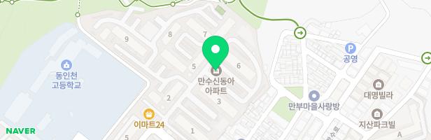 만수신동아아파트 7동 앞 놀이터 지도 이미지
