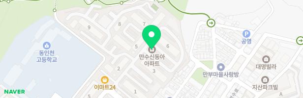 만수신동아아파트 3동앞 어린이놀이터 지도 이미지