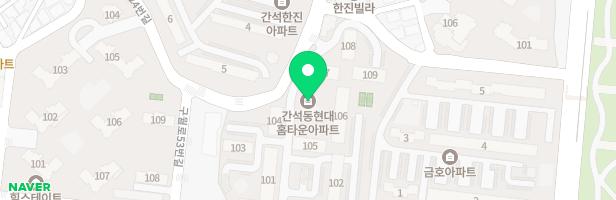 간석현대홈타운 101동 앞 놀이터 지도 이미지