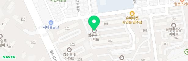 화정 염주우미 놀이터 지도 이미지