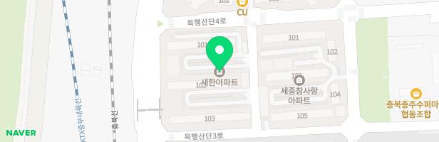 목행 새한 아파트 놀이시설 지도 이미지