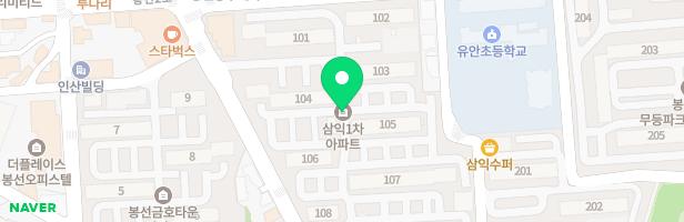 삼익1차아파트 어린이놀이시설 지도 이미지