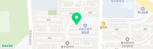 동수원자이1차아파트 관리동앞 놀이터 지도 이미지
