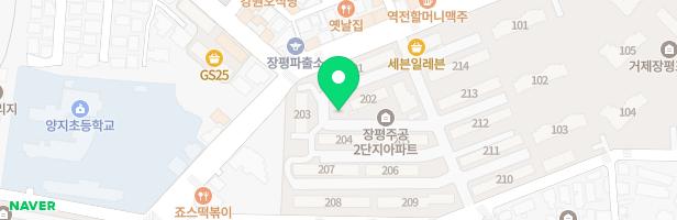 장평2차주공아파트 1(202동 옆) 지도 이미지