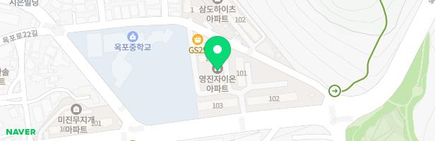 영진자이온아파트 지도 이미지