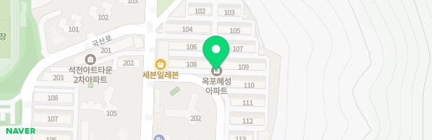 옥포혜성아파트 112동 놀이시설 지도 이미지