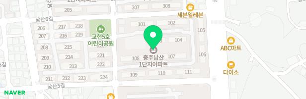 교현 남산주공 2,3단지 제1놀이시설 지도 이미지
