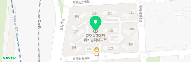 목행 한라 비발디 아파트 제1놀이시설 (마술피리) 지도 이미지