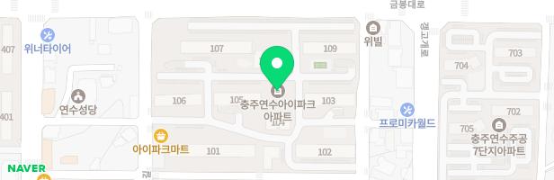 연수 아이파크 아파트 제1놀이시설 (102동앞) 지도 이미지