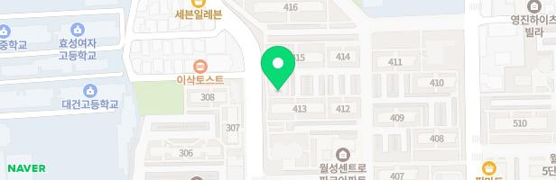 월성센트로파크 제2놀이터(413동415동사이) 지도 이미지