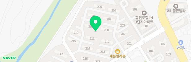 함안도항주공2단지 어린이놀이터2(217동) 지도 이미지