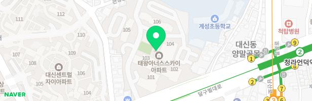 태왕아너스스카이-2(106동 옆) 지도 이미지