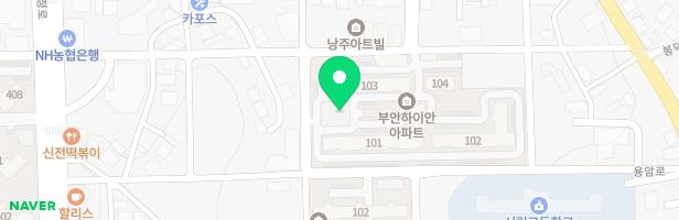 하이안아파트 놀이시설 지도 이미지