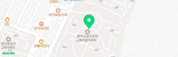 현진에버빌아파트 101동뒤놀이시설 지도 이미지