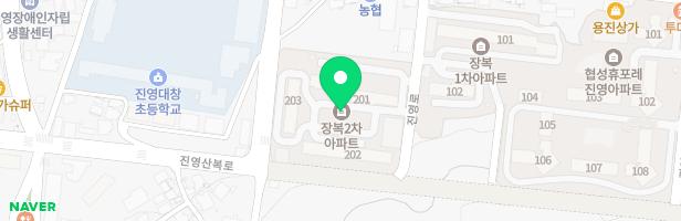 김해진영 장복2차아파트 어린이놀이터 지도 이미지