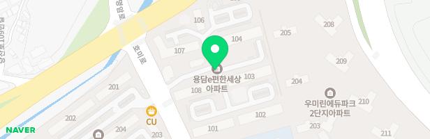 용담대림e-편한 달팽이놀이터 102동 옆 지도 이미지