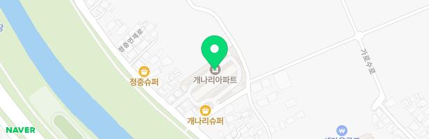 우양개나리아파트내 놀이터 지도 이미지