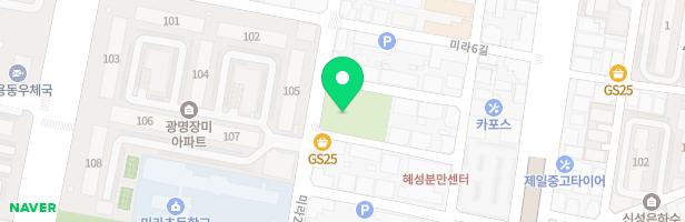 사랑공원 지도 이미지