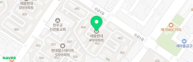 현대4차아파트 어린이놀이시설2 (404동앞) 지도 이미지