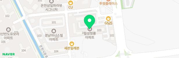일성청룡아파트 어린이놀이터 지도 이미지