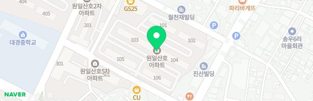 원일산호1차아파트 103동 놀이터 지도 이미지