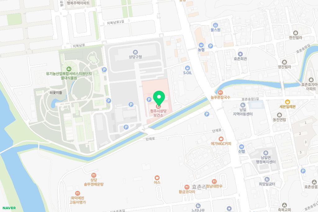 청원 다가(가)족센터 지도 이미지