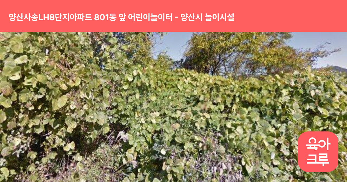 양산사송LH8단지아파트 801동 앞 어린이놀이터 썸네일
