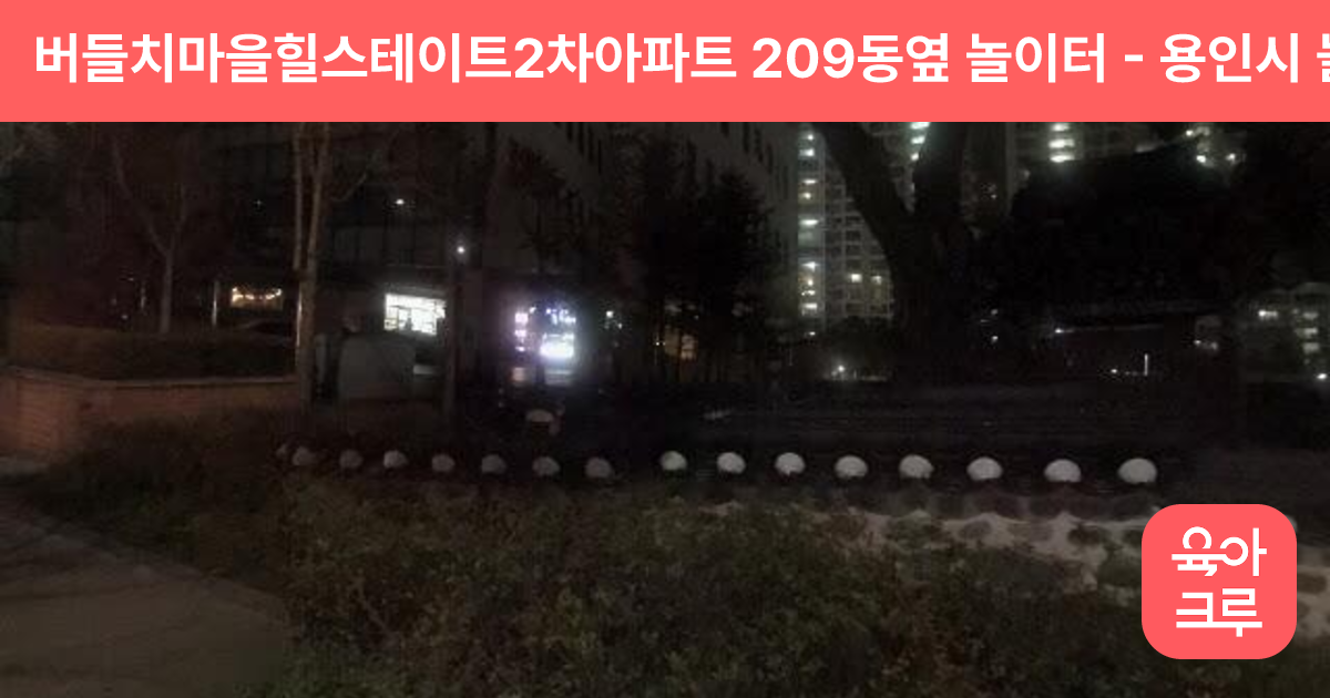 버들치마을힐스테이트2차아파트 209동옆 놀이터 썸네일