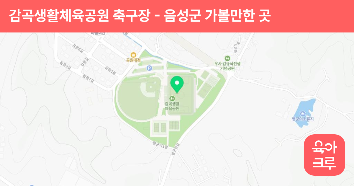 감곡생활체육공원 축구장 썸네일