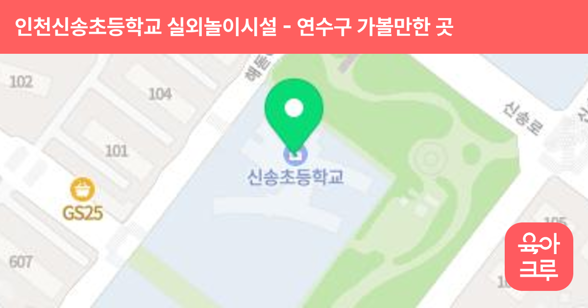 인천신송초등학교 실외놀이시설 썸네일