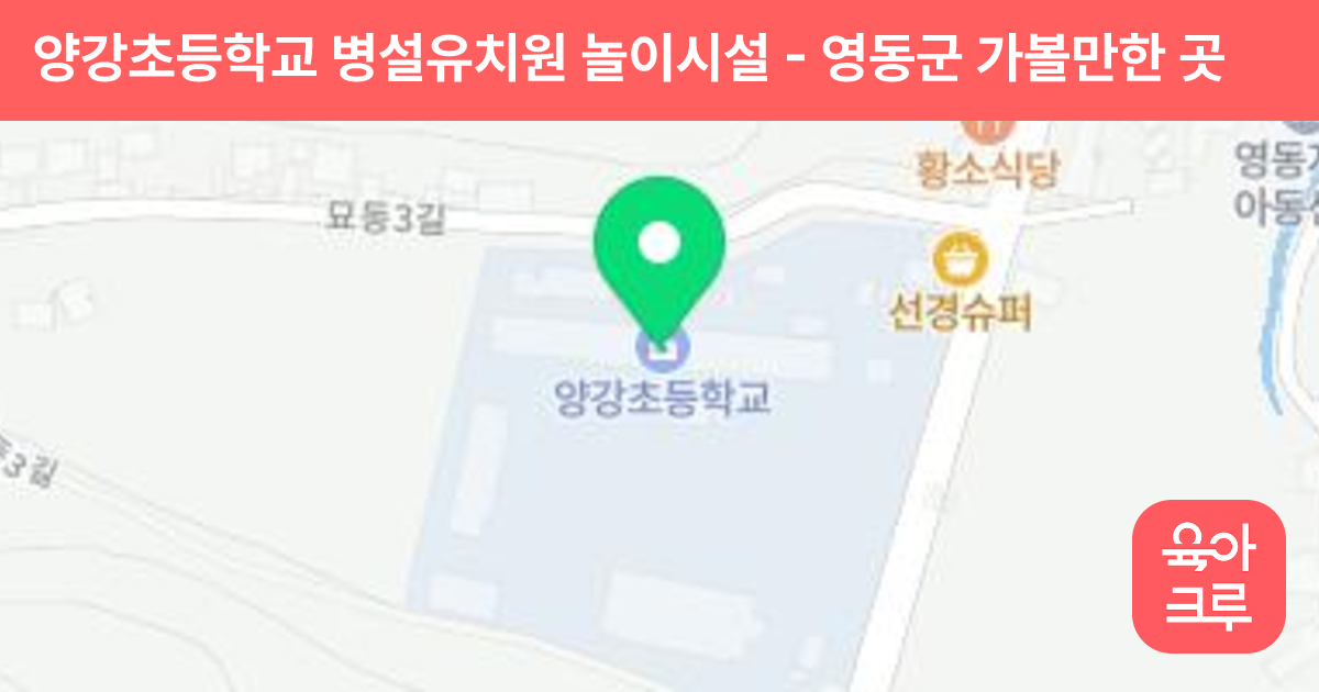 양강초등학교 병설유치원 놀이시설 썸네일