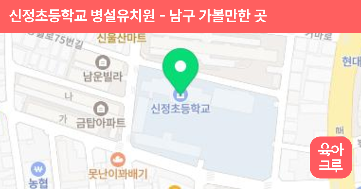 신정초등학교 병설유치원 썸네일