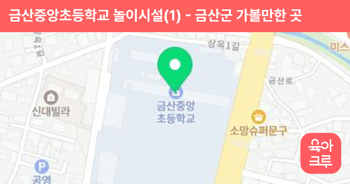 금산중앙초등학교 놀이시설(1) 썸네일