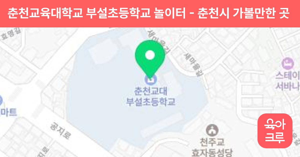 춘천교육대학교 부설초등학교 놀이터 썸네일