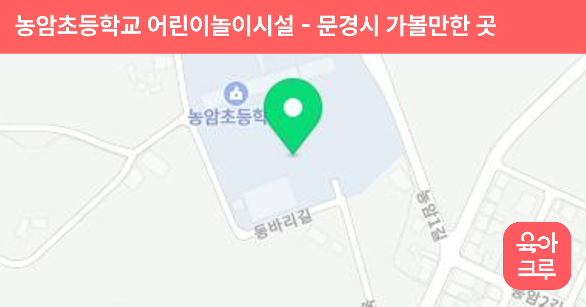 농암초등학교 어린이놀이시설 썸네일