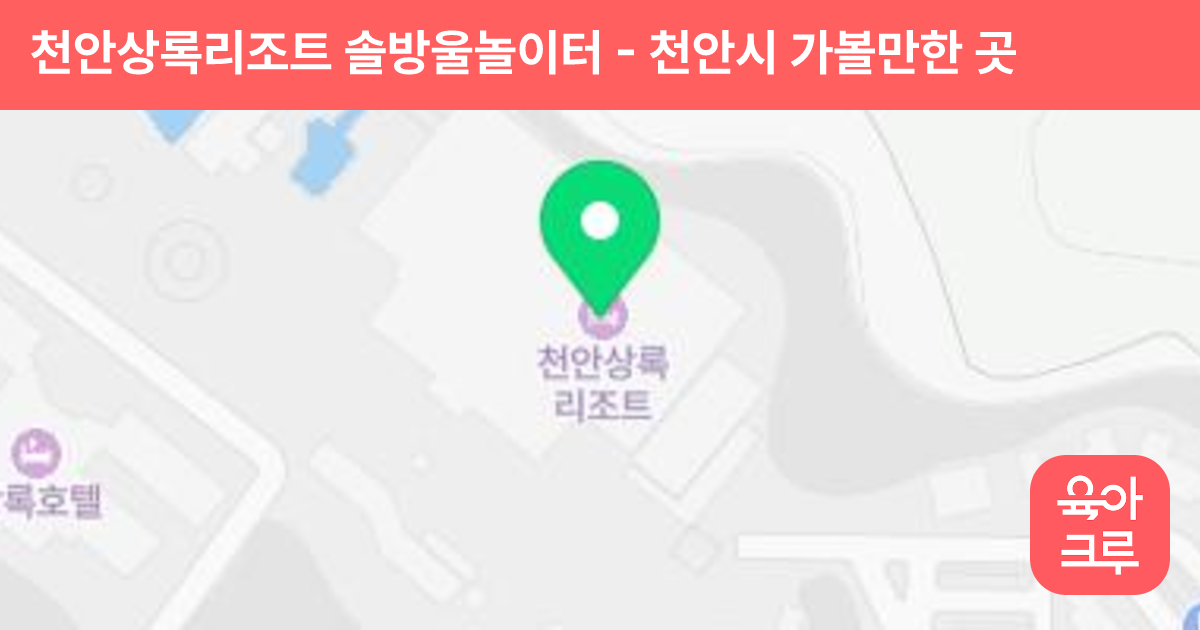 천안상록리조트 솔방울놀이터 썸네일