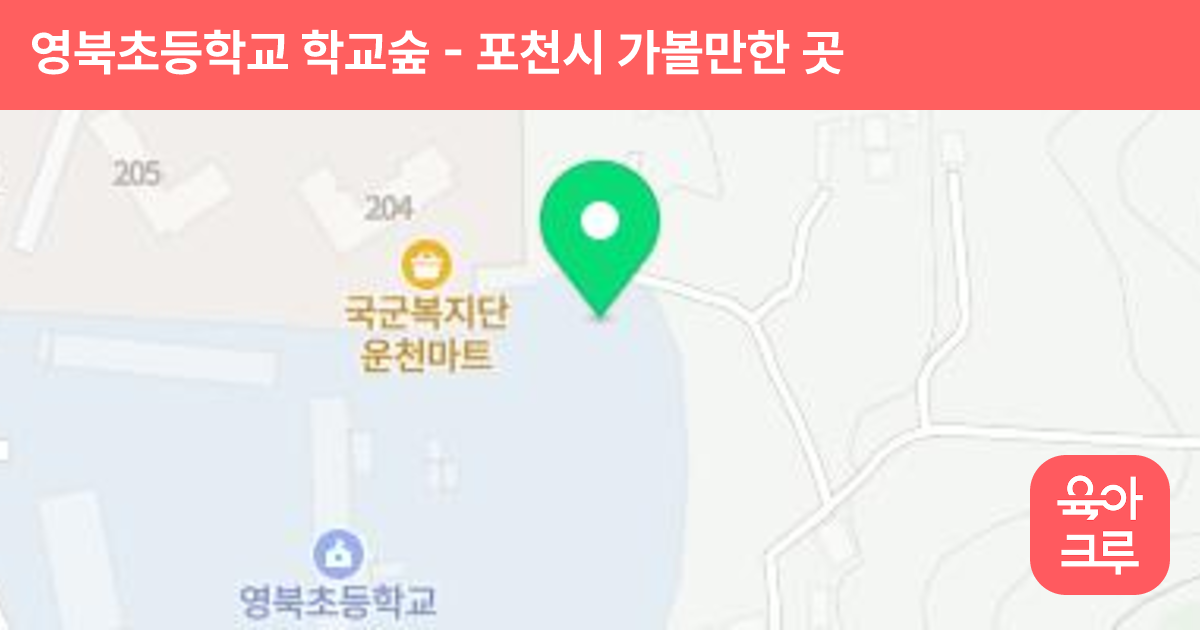 영북초등학교 학교숲 썸네일